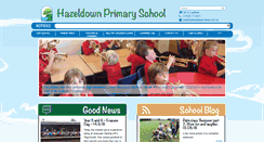 Desktop Screenshot of hazeldown.co.uk